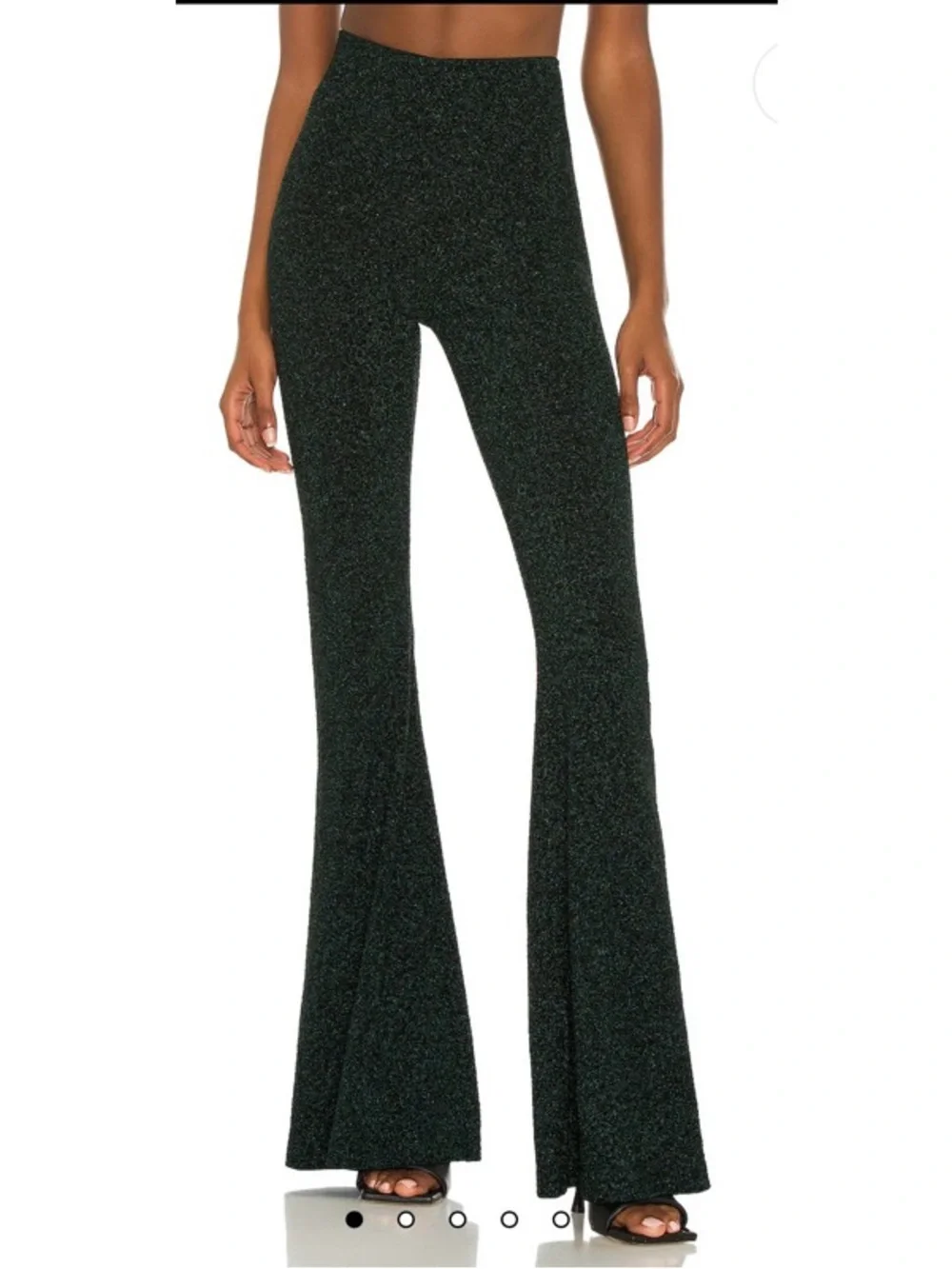 Show me your MuMu Bells Pant in Emerald Green Glitter Pull On Women’s Size Small